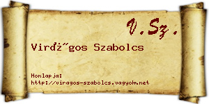 Virágos Szabolcs névjegykártya